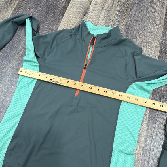 Patagonia Womens Gray All Weather 1/2 Zip Pullover Base Layer Small Running Top - Picture 15 of 16